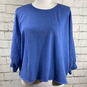 🎁Michael Stars Julia Elbow Puff Sleeve Pullover Christmas Gift Idea!